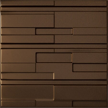 Ekena Millwork 19 5/8in. W x 19 5/8in. H Offset Brick EnduraWall Decorative 3D Wall Panel Covers 2.67 Sq. Ft. WP20X20OBCAB